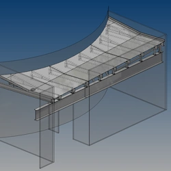 3d scanning of an existing roof structure